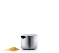 blomus -BASIC- zuccheriera in acciaio inossidabile opaco, zuccheriera ideale per zucchero bianco/marrone, design intramontabile, contenitore lavabile in lavastoviglie (H/L/P 5 x 6,6 in acciaio inossidabile, 63621)