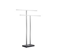 Blomus MENOTO gancio portasciugamani, 68624, MENOTO acciaio inox spazzolato/ardesia [Accessori Bagno > Portasciugamani]