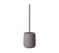 blomus -SONO - Scopino per WC in ceramica/plastica, satellite, set WC, Soft Touch, igienico, autoportante, accessorio per il bagno (altezza x larghezza x profondità): 39 x 11 x 11 cm, satellite, 69047)