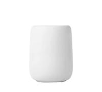 Blomus Sono - Bicchiere portaspazzolini in Ceramica e Silicone, Motivo: Tarmac, Altezza: 11 cm, Diametro: 8,5 cm, capacità: 0,3 l