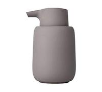 Blomus Sono Dispenser di Sapone, Ceramica Plastica Silicone, Satellite, H 14 cm, T 9,5 cm, Ø 8,5, V 0,25 l