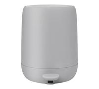 blomus -Sono - Pattumiera a pedale in plastica/silicone, microchip, capacità 5 l, coperchio soft-close, secchio estraibile, soft touch, accessori da bagno (altezza x larghezza x profondità): 30,5 x 28
