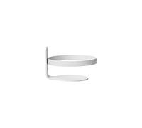 blomus Supporto da parete SONO | accessori da bagno | colore bianco | acciaio inox laccato | per dispenser di sapone e bicchiere porta spazzolini