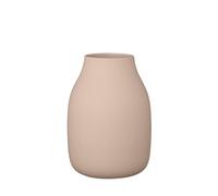 blomus Vaso Colora, vaso per fiori in ceramica, colore indiano abbronzato, dimensioni L, Ø 14 x 20 cm, realizzato a mano di alta qualità