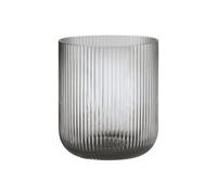 blomus VEN Hurricane - Portacandela grande, in vetro fumé