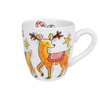 Blond Amsterdam kerstmok - kerstcadeau - rendier - kerststerren kerstcollectie