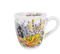 Blond Amsterdam Mini tazza 0,2L “Danse Macabre Collezione Efteling, mug per espresso o cappuccino con illustrazioni gotiche