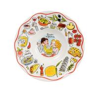 Blond Amsterdam Piatto Pasta 24cm Buon Appetito Design Italiano - Piatto in Ceramica per Pasta - Idea Regalo