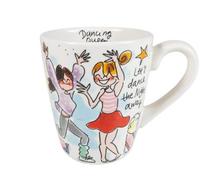 Blond Amsterdam Tazza da caffè 0,35 l Good Vibes Let's Dance the Night Away - Design allegro per caffè e tè - Idea regalo