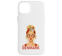 Blond Danish Girl Denmark Flag Danish Girlfriend Wife Custodia per iPhone 14 Plus