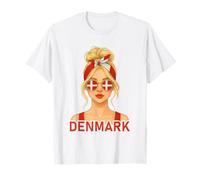 Blond Danish Girl Denmark Flag Danish Girlfriend Wife Maglietta