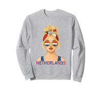 Blond Dutch Girl Netherlands Flag Dutch Girlfriend Wife Felpa