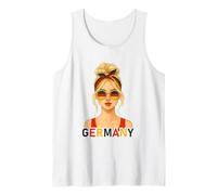 Blond German Girl Germany Flag German Girlfriend Wife Canotta