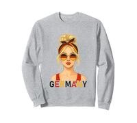Blond German Girl Germany Flag German Girlfriend Wife Felpa