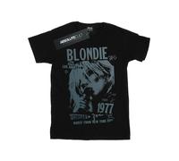 Blondie 1977 Maglietta Poster del Tour Uomo (BI24550)