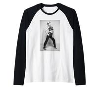 Blondie Debbie Harry Linee parallele Era 1978 Allan Ballard Maglia con Maniche Raglan