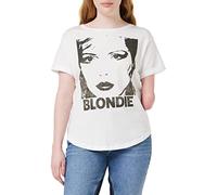Blondie Silhouette T-Shirt, White, Small Donna