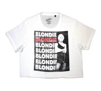 Blondie Stacked Logo White M Donna Maglietta