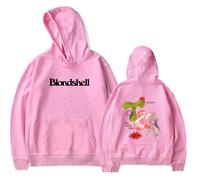Blondshell Merch T&A Why Don't The Good One Love Me Felpa con cappuccio a maniche lunghe Pullover Tour Album Unisex Casual Outfits, rosa, 3XL