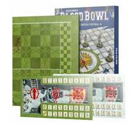 Blood Bowl: Campo High Elf Doppio Lato Con Dugout Games Workshop Verde