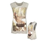 Blood is the New Black Grigio Woman On Swing Print Veste Donne