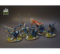 Blood Knights vampire counts - soulblight COMMISSIONE dipinto