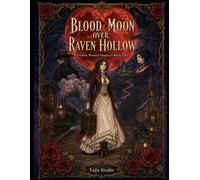 Blood Moon Over Raven Hollow: A Gothic Vampire Western Comic Coloring Book for Adults