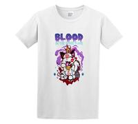 Blood On The Dance Floor Unlucky Cat Mens Short Sleeve White S