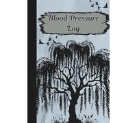 Blood Pressure Log: 96 page, 6x9, Black and Grey