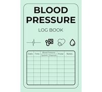 Blood Pressure Log Book: Easy-to-Use Blood Pressure Tracker for Daily Readings | Medical Record Keeper for Home Monitoring, Caregivers, or Medical Appointments | 110 Pages (6" x 9" Inches) | Pale Mint