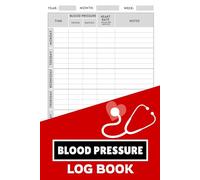 Blood Pressure Log Book: Track Your Blood Pressure, Heart Rate & Wellness - Easy-to-Use Weekly Monitoring Journal for Better Health Management | 120 Pages | 6x9