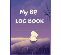 blood pressure logbook| hard cover | 230 pages: My logbook|rabbit moon scenery