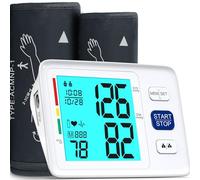 Blood Pressure Monitor for Home Use Extra Large Cuff Automatic Digital Blood Pressure Machine 9-17''&13-21''Adjustable Blood Pressure Cuff- Backlit Display 2x500 Memories 4AAA Batterie Carrying Case