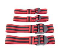 Blood Restriction Bands Adjustable Occlusion Bands Portable Fabric Resistance 4PCS Red Adjustable Exercise Booty