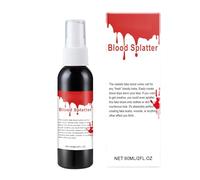Blood Sintetico Lavabile, 60 Ml Di Sangue Per Halloween - Splash Realistico Make -up, Costume O Accessorio | Ideale Per Scena, Cosplay, Scene Horror Feste Spaventose