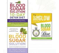 blood sugar diet cookbook slim glow nourish recipe book,blood sugar solution 10-day detox diet and blood sugar solution 3 books collection set