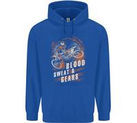 Blood Sweat And Gears Motocross Dirt Bike Uomo Felpa