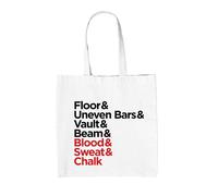 Blood Sweat E Gesso - Tela Borsa Grande - Palestra Ginnastica Raggi Custodia