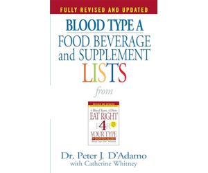 Blood Type A Food, Beverage and Supplement Lists