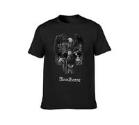 Bloodborne Game Grant Poster Unisex 100% Cotton Short-Sleeve T-Shirts Black XL