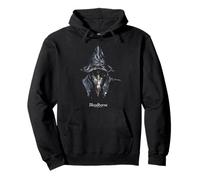 Bloodborne Hunter Portrait with Logo Dark Video Game Felpa con Cappuccio