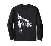 Bloodbourne Hunter's Cape Detail Dark Video Game Maglia a Manica