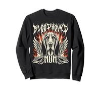Bloodhound Mom Heavy Metal Wings Fire Cool anni '80 e '90 retrò Felpa