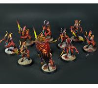 Bloodletters demons of Khorne - età del sigmar COMMISSIONE dipinto