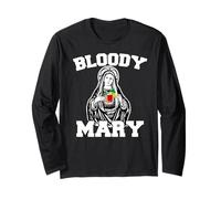 Bloody Mary Divertente Vergine Maria con Bloody Mary Maglia a Manica