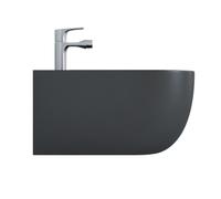 Bloom Bidet Ceramica Sospeso Scarico a Parete Colore Nero Opaco - CONFEZIONE: 1 pz.