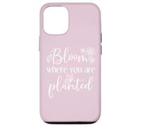 Bloom dove sei piantato Christian Floral Inspirational Custodia per iPhone 12/12 Pro