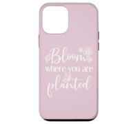 Bloom dove sei piantato Christian Floral Inspirational Custodia per iPhone 12 mini