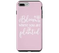 Bloom dove sei piantato Christian Floral Inspirational Custodia per iPhone 7 Plus/8 Plus