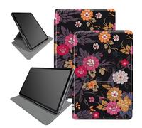Bloom Flower Case per Samsung Galaxy Tab A8 10.5 pollici 2022 SM-X200/X205/X207, supporto pieghevole girevole a 360 gradi con angoli di visione multipli custodia con spegnimento automatico/wake